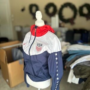 USA Nike Soccer Windbreaker Jacket